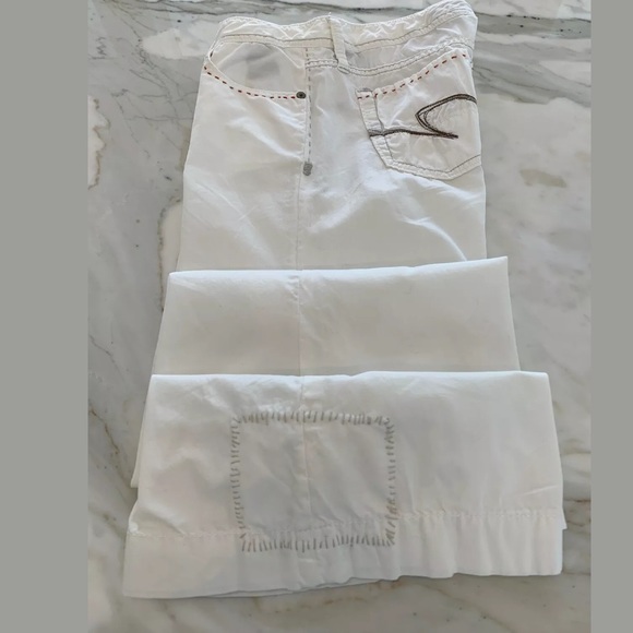 Z BRAND WHITE COTTON FLAIR JEAN STYLE PANTS SIZE 28 X 33 - Picture 6 of 16